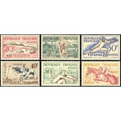 N°960-965 - 6 TIMBRES DE FRANCE NEUF ** DE LUXE.
