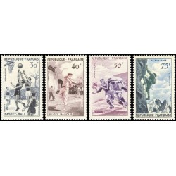 N°1072-1075 - 4 TIMBRES DE FRANCE NEUF ** DE LUXE.