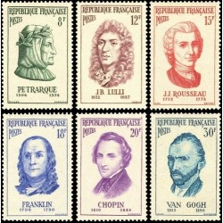 N°1082-1087 - 6 TIMBRES DE FRANCE NEUF ** DE LUXE.