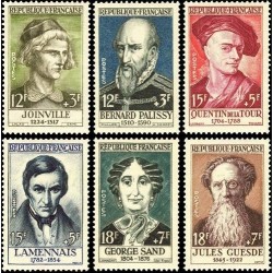N°1108-1113 - 6 TIMBRES DE FRANCE NEUF ** DE LUXE.