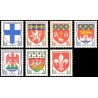 N°1180-1186 - 7 TIMBRES DE FRANCE NEUF ** DE LUXE.