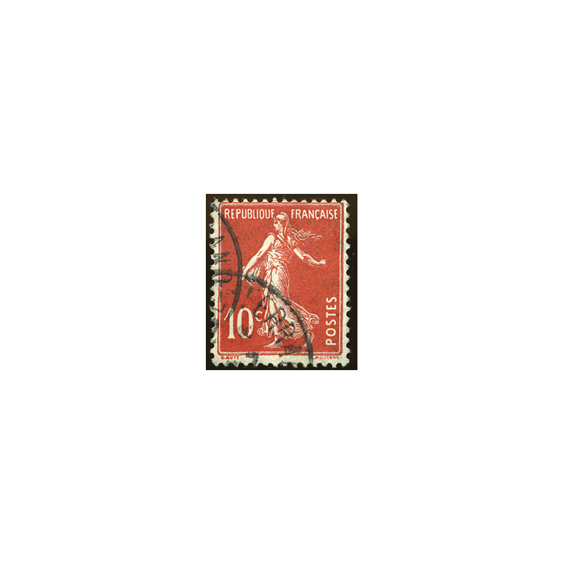 N°138 - 1Timbre de France oblitéré.