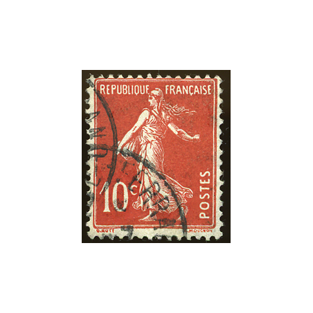 N°138 - 1Timbre de France oblitéré.