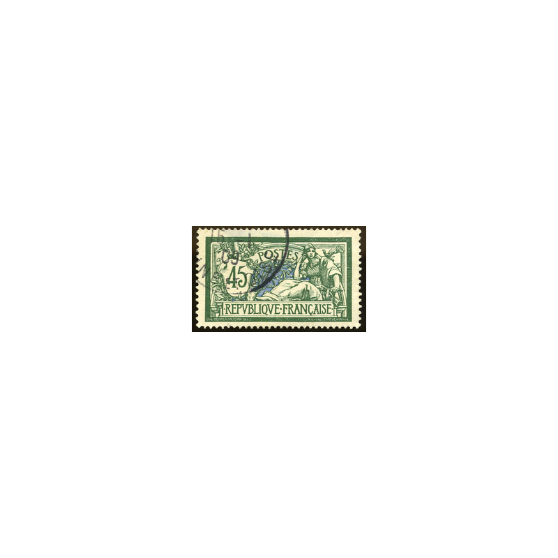 N°143 - 1Timbre de France oblitéré.
