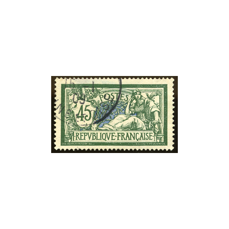 N°143 - 1Timbre de France oblitéré.