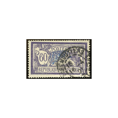 N°144 - 1Timbre de France oblitéré.