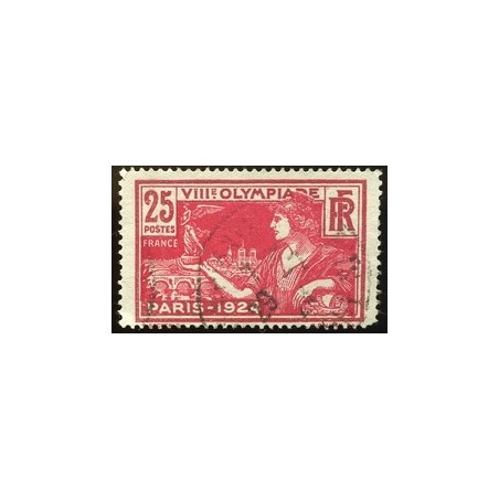 N°184 - 1Timbre de France oblitéré.