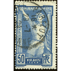 N°186 - 1Timbre de France oblitéré.