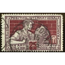 N°212 - 1 Timbre de France oblitéré.
