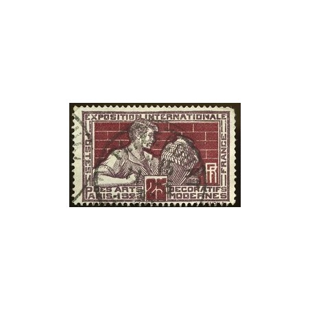 N°212 - 1 Timbre de France oblitéré.