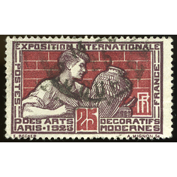 N°212 - 1 Timbre de France oblitéré.