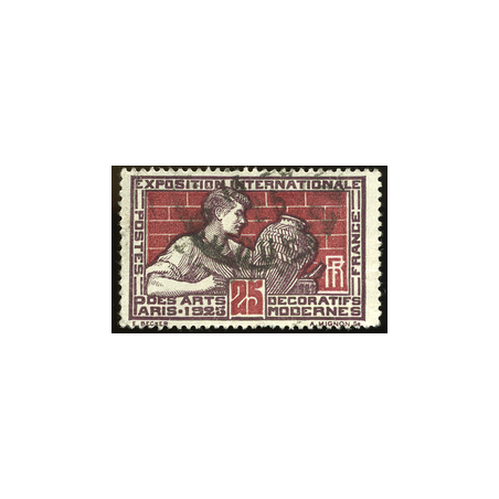 N°212 - 1 Timbre de France oblitéré.