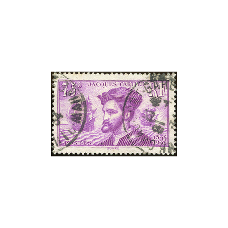 N°296 - 1 Timbre de France oblitéré.