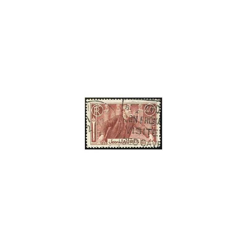 N°318 - 1 Timbre de France oblitéré.