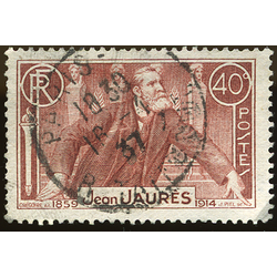 N°318 - 1 Timbre de France oblitéré.