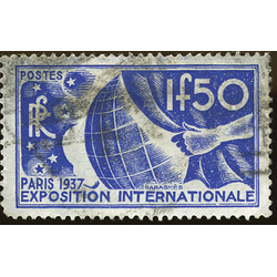 N°327 - 1 Timbre de France oblitéré.