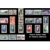 Année 1952 - 21 Timbres de France oblitéré.