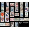 Année 1953 - 28 Timbres de France oblitéré.