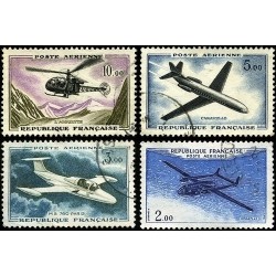 N°38+N°39+N°40+N°41 - 1960-Poste Aérienne Oblitéré.