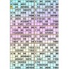 Plaque de 16 cartons de loto plastifié 200 Microns pliable neuf (A3).