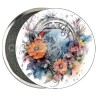 Badge Zodiaque Métal magnétique de 58 m/m avec Motif (VERSEAU)