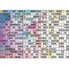 Plaque de 18 cartons de loto plastifié 200 microns neuf (A3) Pliable en 3.