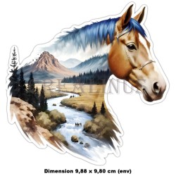 Stickers en Vinyle imperméable adhésif au choix.