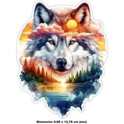 Stickers en Vinyle imperméable adhésif au choix.