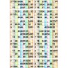 Plaque de 14 cartons de loto plastifié 200 microns neuf (A3).