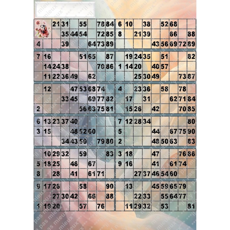 Plaque de 12 Cartons avec porte étiquette à tamponner offertes.