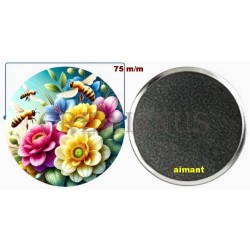 Badge Magnet Aimant 75 m/m avec Motif.