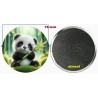 Badge Magnet Aimant 75 m/m avec Motif.