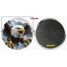 Badge Magnet Aimant 75 m/m avec Motif.