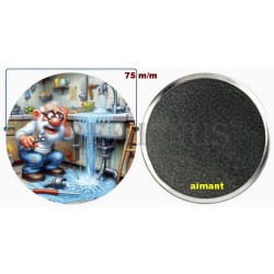Badge Magnet Aimant 75 m/m avec Motif.