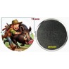 Badge Magnet Aimant 75 m/m avec Motif.