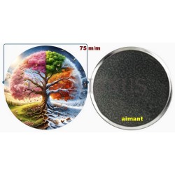 Badge Magnet Aimant 75 m/m avec Motif.