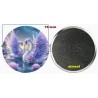 Badge Magnet Aimant 75 m/m avec Motif.