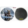 Badge Magnet Aimant 75 m/m avec Motif.