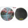 Badge Magnet Aimant 75 m/m avec Motif.