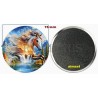 Badge Magnet Aimant 75 m/m avec Motif.