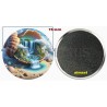 Badge Magnet Aimant 75 m/m avec Motif.
