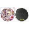 Badge Magnet Aimant 75 m/m avec Motif.