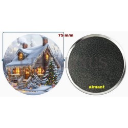 Badge Magnet Aimant 75 m/m avec Motif.