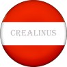 Badge Magnet Aimant 75 m/m avec Motif Drapeau (Autriche)