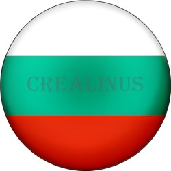 Badge Magnet Aimant 75 m/m avec Motif Drapeau (Bulgarie)
