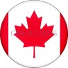 Badge Magnet Aimant 75 m/m avec Motif Drapeau (Canada)