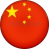 Badge Magnet Aimant 75 m/m avec Motif Drapeau (Chine)