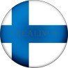 Badge Magnet Aimant 75 m/m avec Motif Drapeau (Finlande)