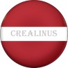 Badge Magnet Aimant 75 m/m avec Motif Drapeau (Lettonie)