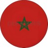 Badge Magnet Aimant 75 m/m avec Motif Drapeau (Maroc)